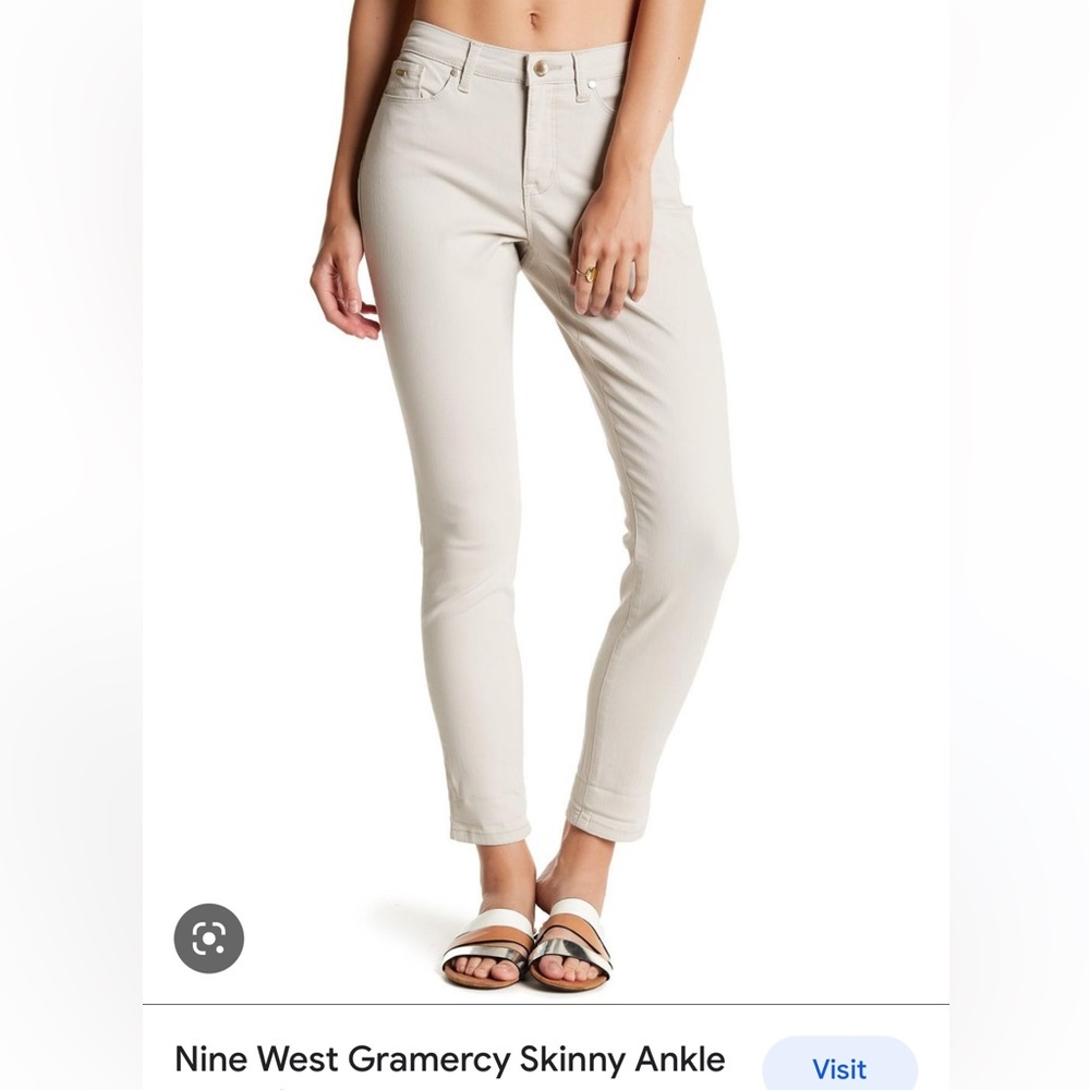 Nine west Gramercy skinny ankle jeans